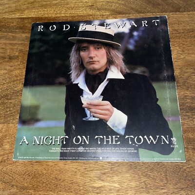 Rod Stewart, A Night on the Town, 1976 Vinyl LP  VG+