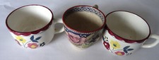 Lot de 3 tasses anciennes - 1 terre de fer, 2 de Divonne