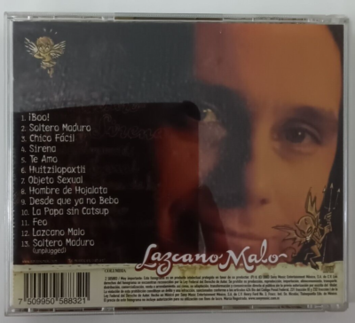 LAZCANO MALO - ASI ME LLAMO - 2003 MEXICAN CD ALBUM, LATIN FOLK