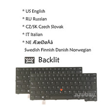 US RU CZ SK ITA NE Keyboard for Lenovo Thinkpad L13 Yoga Gen 3/ Gen 4, Backlit
