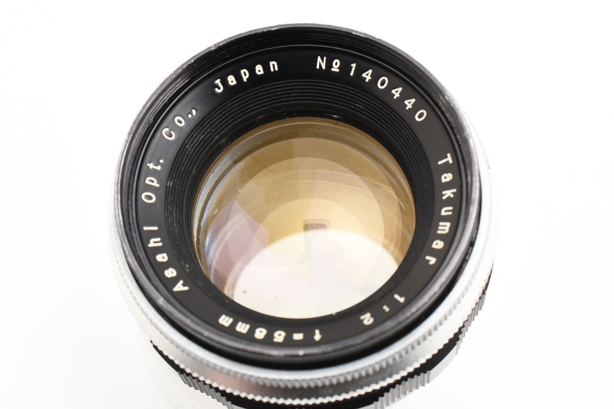ペンタックス PENTAX Takumar 58mm F2 M42マウント EXC+5] Asahi Pentax Takumar 58mm F2 MF Lens For M42 Mount