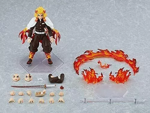 Figma Demon Asesino Kimetsu No Yaiba Kyojuro Rengoku Acción Figura Japón ZA-71 - Imagen 2 de 8