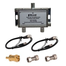Satellite Radio Antenna Splitter Kit for SiriusXM Weather Marine Systems