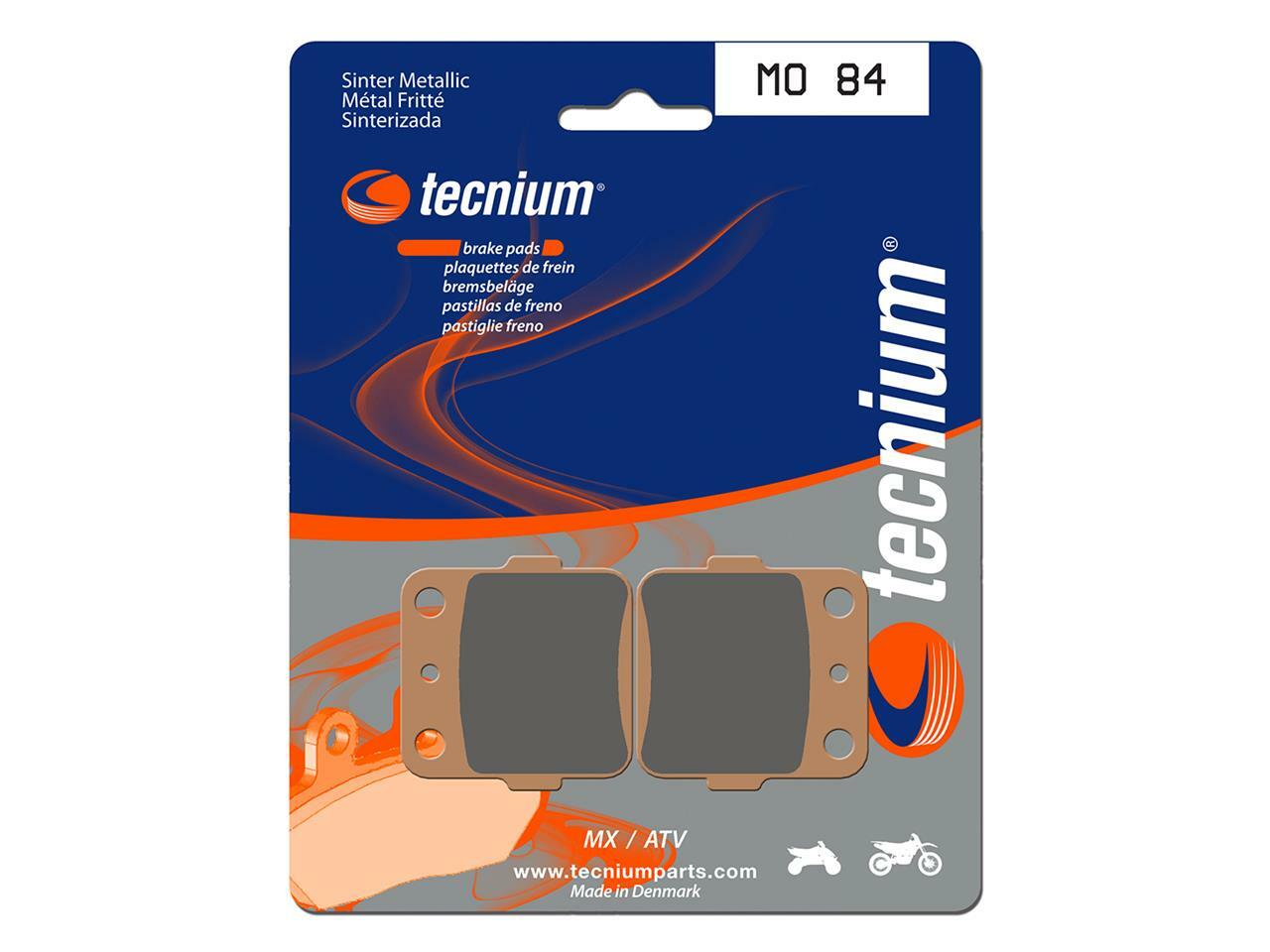 Plaquettes frein avant Tecnium HONDA CR 85 R métal fritté MO84 endurance compétition