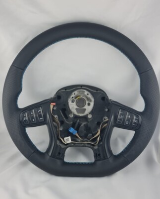 STEERING WHEEL For DAF XF 106 FLAT CUSTOM NEW LEATHER + TURQUOISE