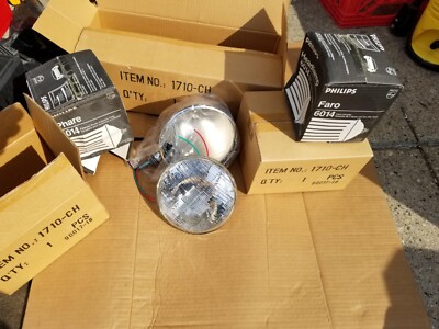 Eagle Eye Off Road Chrome Light Housing (set of 2) 1710-CH W/Phillips Bulbs 