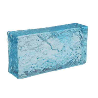 Fuchs Design Crystal Collection Rock Azur Glasziegel, 20x10x5 cm