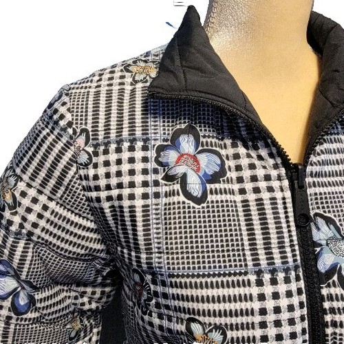 NEU Vera Bradley Small Bedford karierte gefütterte Wende-Steppjacke $ 95 T52 - Bild 2 von 10