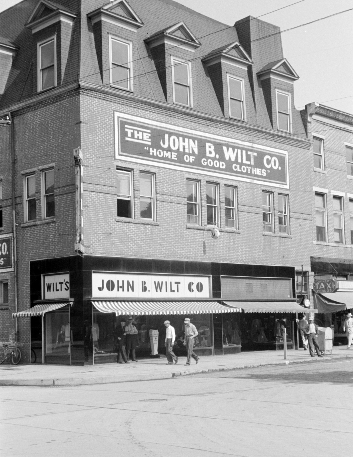 1939 John B Wilk Clothing Store, Elkins, WV Vintage Old Photo 8.5" x 11