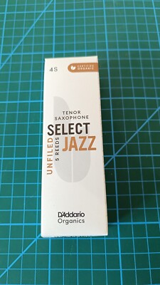 D'Addario Select Jazz Unfiled 5 Reeds Tenorsaxophon Blätter 4S