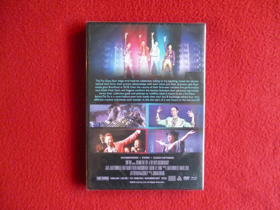 BEHIND THE TRY- A TRY GUYS DOCUMENTARY DVD + BLU RAY SIGNED SEALED BRAND NEW. - Image 2 of 4