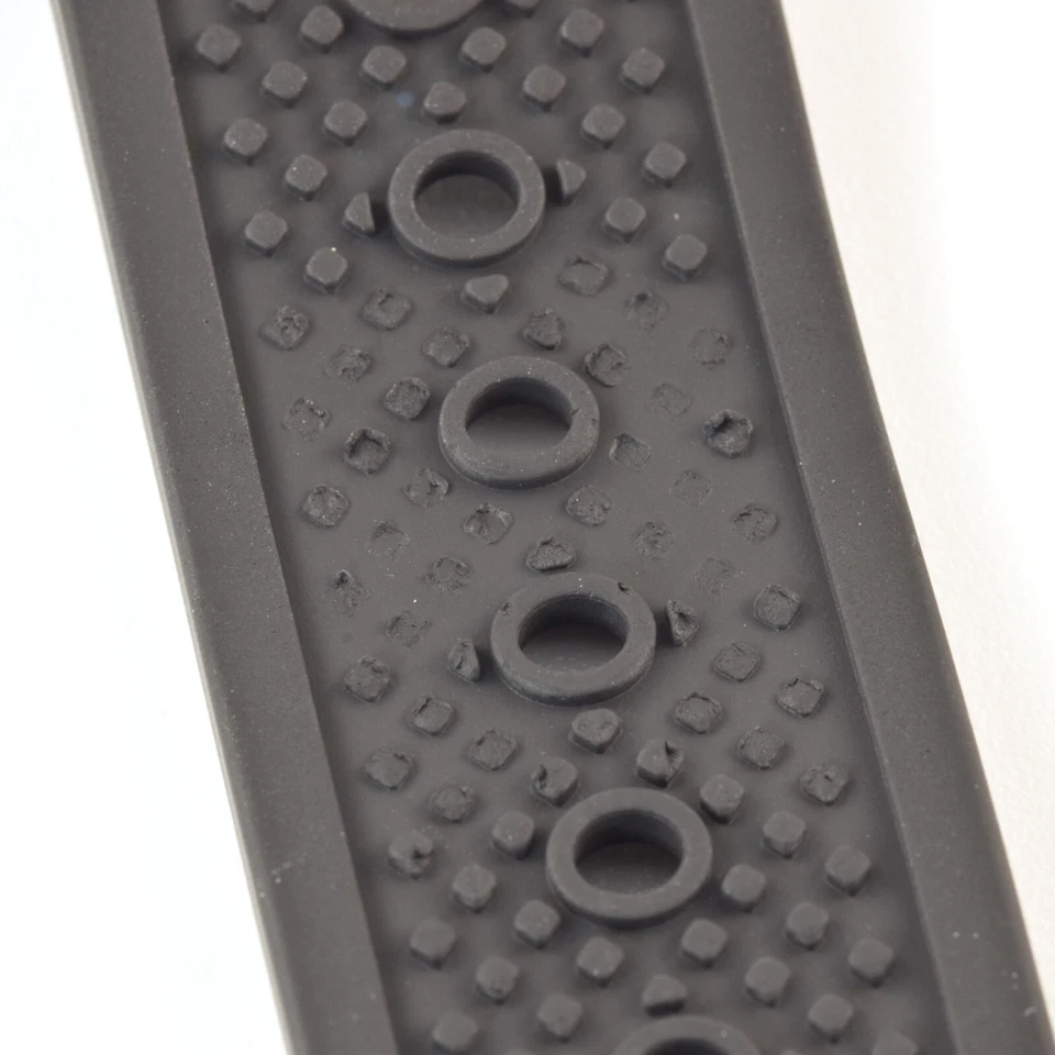 Correa de reloj Calibre de Cartier 42 mm para hombre de goma negra 24 mm-20 mm de ancho 3389, 3729 Foto 4 de 4