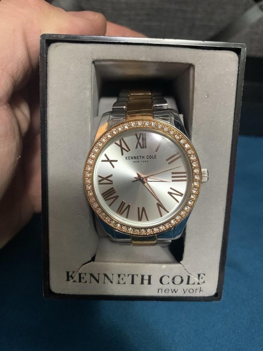 Kenneth Cole KC50664007 New York Silver Dial Two Tone  display picture 1