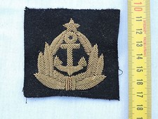 39-45 BEL INSIGNE CASQUETTE OFFICIER SOVIET URSS broderie main - à voir !!!