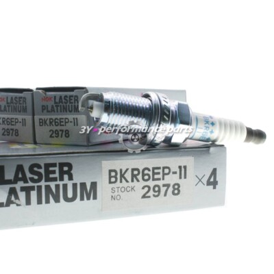 1PC' LASER PLATINUM Spark Plugs BKR6EP11 For Toyota Altezza SXE10