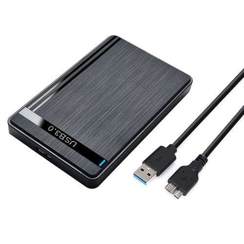 1x Festplattengehäuse USB 3.0 Externes Gehäuse Festplatte 2.5 Zoll SATA SSD HDD - 第 4/23 張圖片