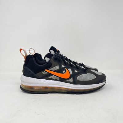 Nike Air Max Genome Mango Gray Black Athletic Shoes DB0249-002 Youth Size 6.5