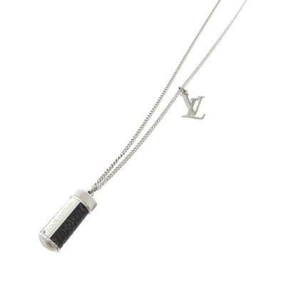 Authentic LOUIS VUITTON Collier Charms Monogram Eclipse M63641  