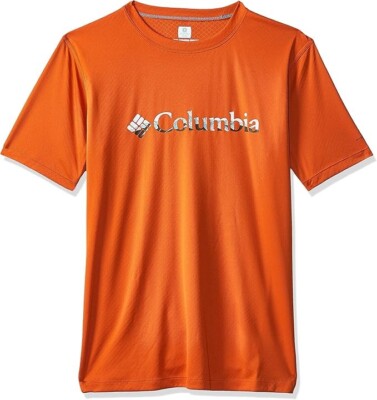 Columbia Men's Zero Rules Short Sleeve Graphic Shirt Size XS