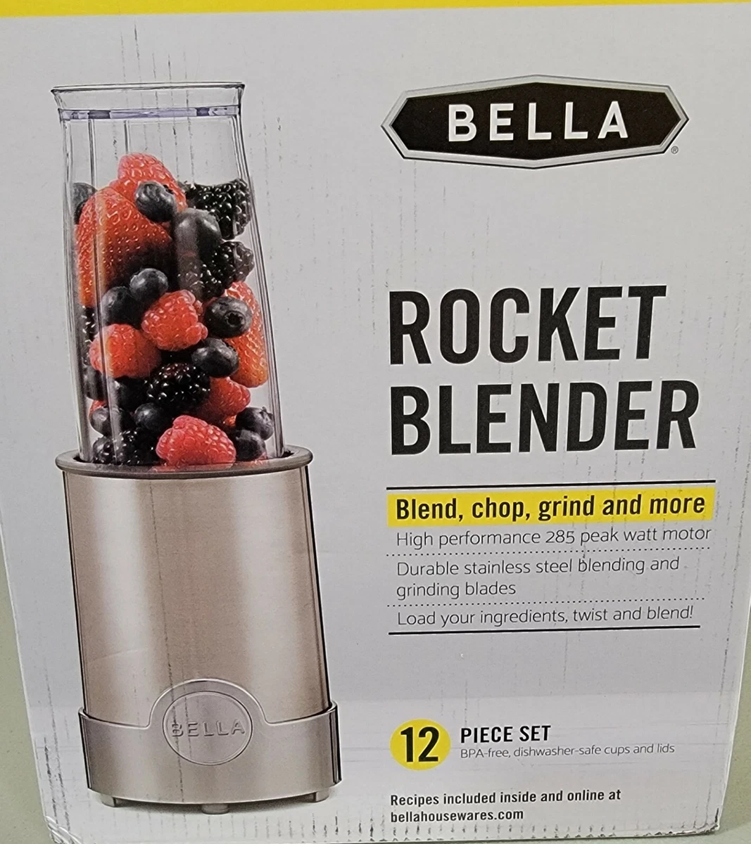 BELLA 12 Piece Rocket Blender 