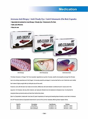 OCEAN FREE ANTI-COLUMNARIS for AROWANA or STINGRAY (10 CAPS)