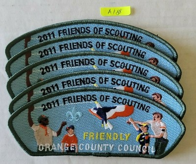ORANGE COUNTY COUNCIL 2011 FOS SCOUT IS FRIENDLY 5PC CSP SET