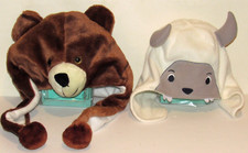 Teddy Bear Gymboree Monster Yeti White Hat Childs Large Boys Fleece Winter Fun