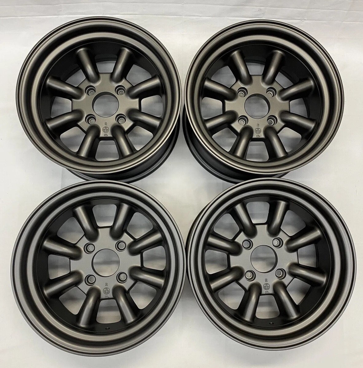 15x8J ET 0 4H-114.3 Gunmetal Black RS Watanabe R Type 4 Pcs 15x8J ET 0 4H-114.3 Gunmetal Black RS Watanabe R Type 4 Pcs