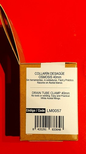 COLLARÍN DE DESAGÜE ÓSMOSIS 40mm - Imagen 2 de 2