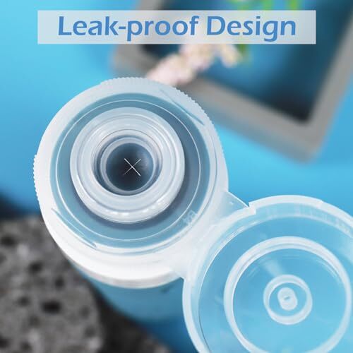 Travel Bottles for Toiletries,TSA Approved 3oz size Leak Proof Silicone