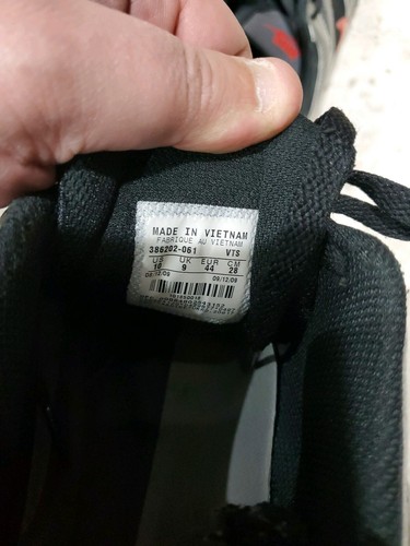 ULTRA RARE 2009 Nike Shox Heritage 386202-061 Black/Red Men's Size US10 ONLY ONE - 第 6/12 張圖片