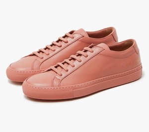 NEW-Woman-by-Common-Projects-Achilles-Low-Sneaker-in-Antique-Rose-40-EU