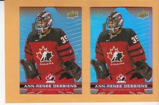 ANN RENEE DESBIENS #85 TIM HORTONS 2021 22 TEAM CANADA 2 LOT CANADA (PWHPA)