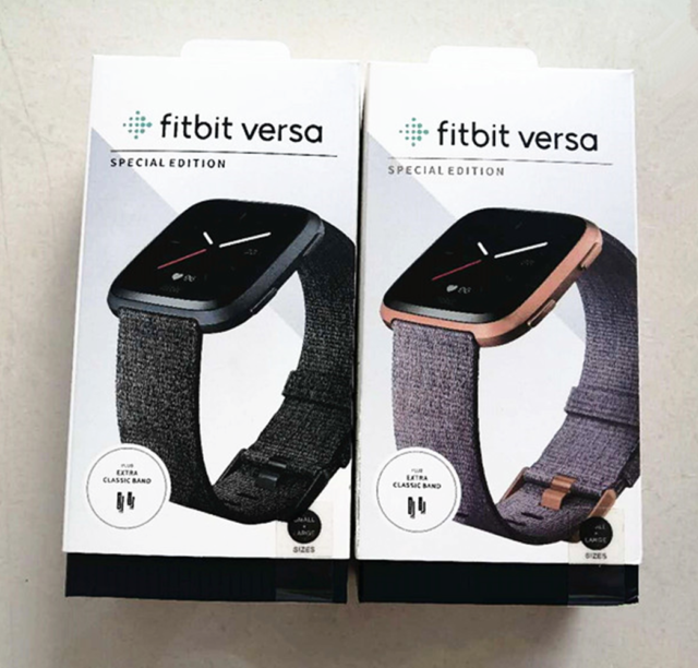 Fitbit Versa Special Edition Smartwatch Heart Rate Fitness Tracker Sealed Box | eBay