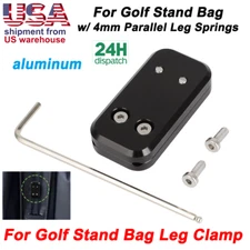 Aluminum Clamp To Fix Golf Stand Bag Saggy / Droopy Legs For 4mm Leg Springs Bag