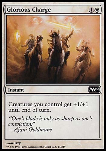 4x Glorious Charge M10 MtG Magic White Common 4 x4 Card Cards - Picture 1 of 1