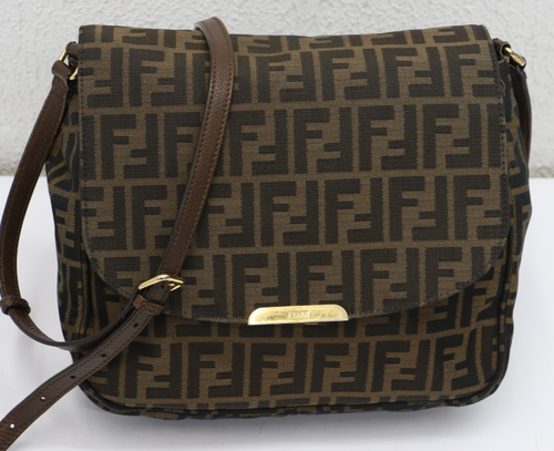 Fendi Zucca Crossbody Bag Tobacco Brown - 第 1/16 張圖片