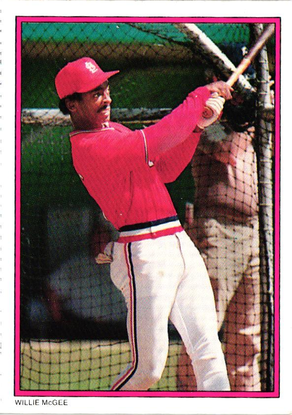 1988 Topps Glossy All-Star Mail-In #36 Willie McGee Baseball Card