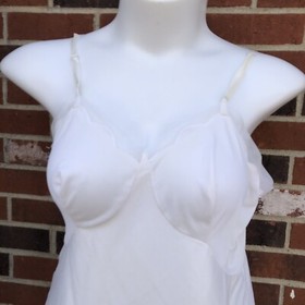 Vintage Kayser Full Slip Lingerie, Size 40 sexy slippery sissy small flaws