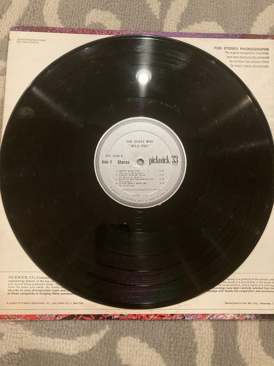 The Guess Who - Wild One ! Pickwick Keel Mfg LP 33 SPC 3246