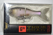 bucca brand 6" trick shad 1 5/8oz slow sinking swimbait matte shad