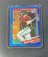 2023 Panini Donruss Baseball Druw Jones Rated Prospects Blue Holo Parallel