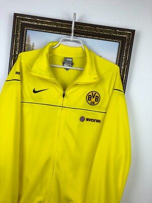 Nike Borussia Dortmund シャツ 蛍光イエロー Nike 2007-08 BORUSSIA DORTMUND SHIRT TRIKOT S | eBay
