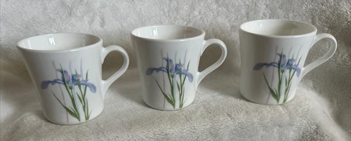 Corning Ware Corelle Shadow Iris Coffee Cup Mug Vintage Made in USA