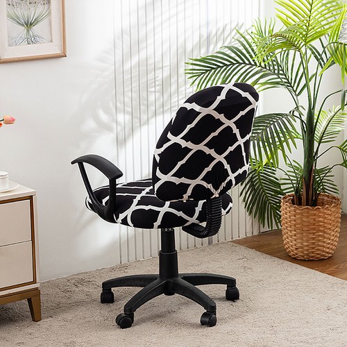 Stretchable split office chair cover computer swivel chair cover home protection - Picture 76 of 76