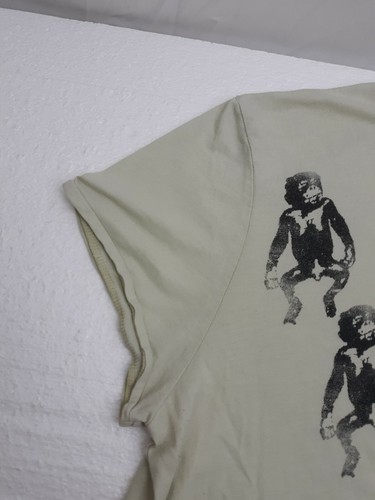 *UNICO* T-shirt serigrafata scimpanzé eccitati di "Worn By" Mexico L - Foto 5 di 8