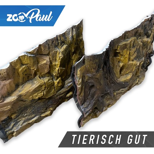 🦎 Terrarium Rückwand 3D 120x50 120x60cm Aquarium Hintergrund Stein Struktur NEU - Picture 16 of 66