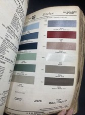 1973 Plymouth and Valiant Color Paint Chip Single Sheet Only, Ditzler PPG 