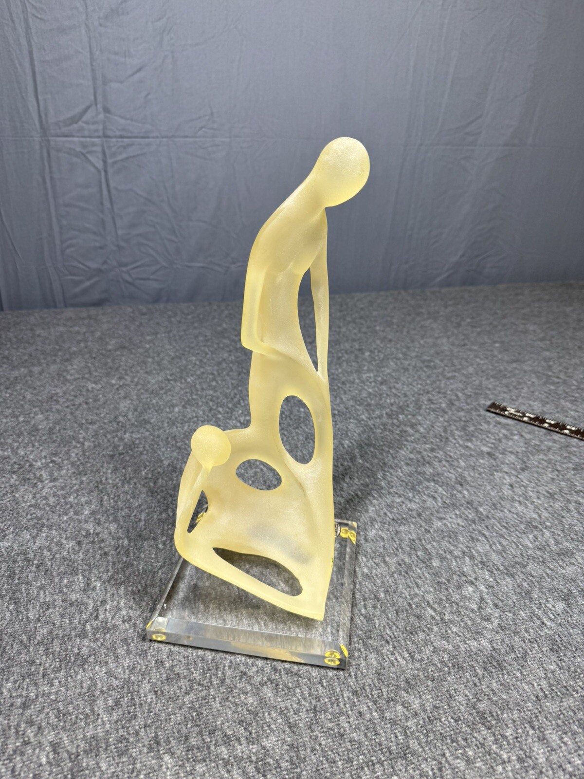 Art Deco Monique Sculptures Lucite Figures People 14” | eBay