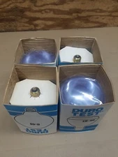 VINTAGE USA MADE 4 Pack DURO TEST 150W BR40 NEO Spot Light COMPARE TO CHROMALUX